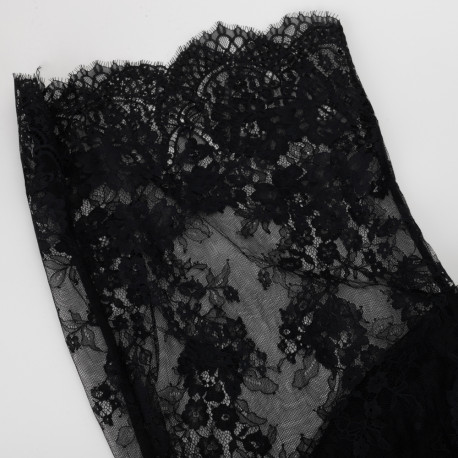 Unravel Project Ubranie spodnie koronkowe czarne