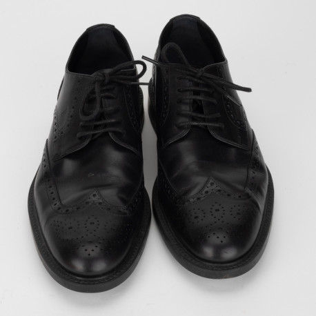 Tod's Buty pantofle czarne meskie