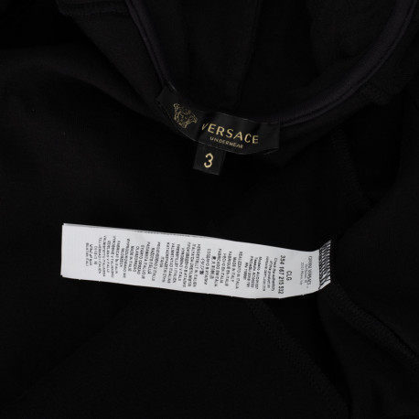 Versace Ubranie bluza czarna z kapturem