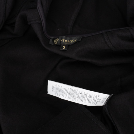 Versace Ubranie bluza czarna z kapturem