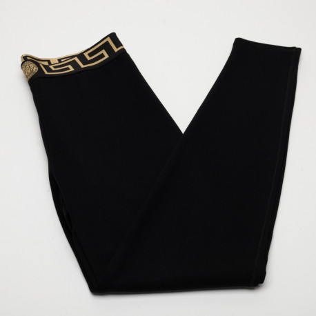 Versace Ubranie czarne legginsy