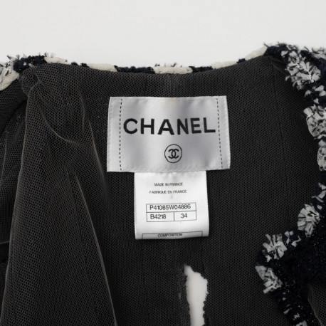 Chanel  Ubranie granatowa marynarka/kurtka