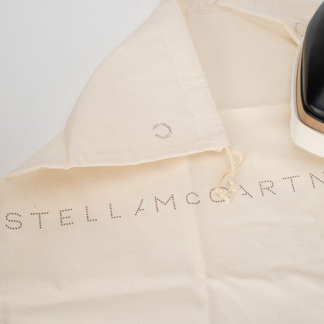 Stella McCartney Botki czarne na koturnie