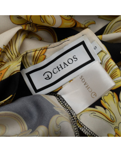 Chaos by Marta Boliglova Ubranie sukienka złoto-czarna
