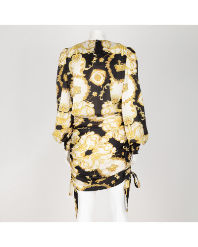 Chaos by Marta Boliglova Ubranie sukienka złoto-czarna