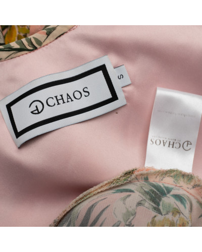 Chaos by Marta Boliglova Ubranie różowa sukienka z falbanką