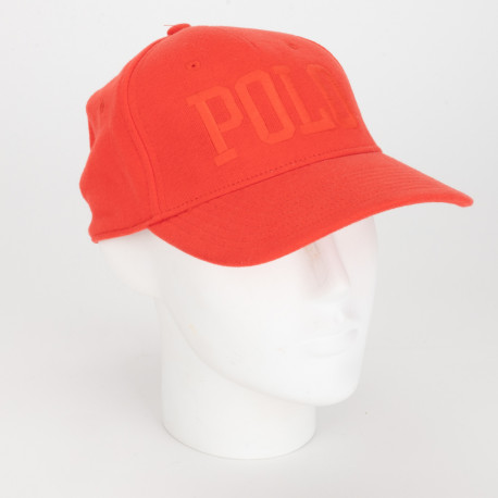 Ralph Lauren czerwona czapka z daszkiem POLO