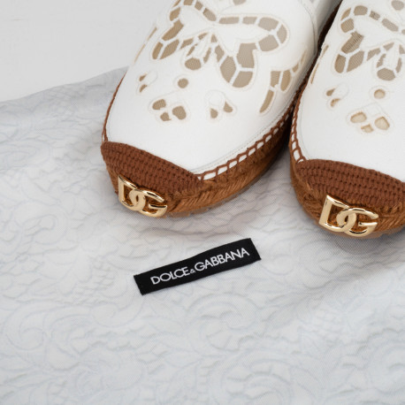 Dolce & Gabbana Espadryle białe