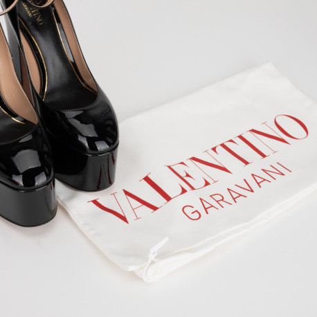 Valentino Buty czarne na platformie