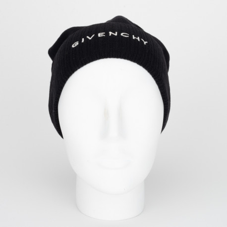 Givenchy Nakrycie głowy czarna z logo