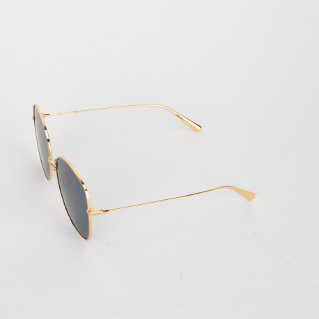 Dior Okulary przeciwsłoneczne złote cienkie oprawki