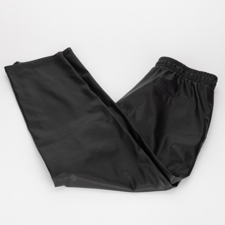 Marella Spodnie czarne skorzane