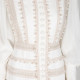 Zimmermann Ubranie biała sukienka z koralikami