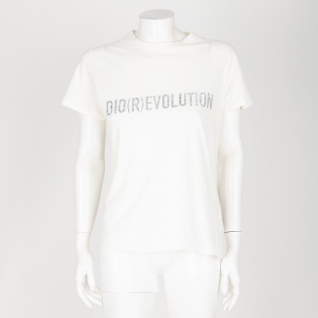 Dior Ubranie t-shirt z logo Diorevulution