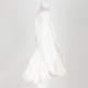 Rhode Sukienka biała rozkloszowana z paskiem