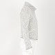 Isabel Marant Ubranie kurtka z suwakiem biało czarna