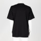 Burberry T-shirt czarny z tęczą