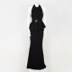 Elisabetta Franchi  Ubranie długa czarna sukienka
