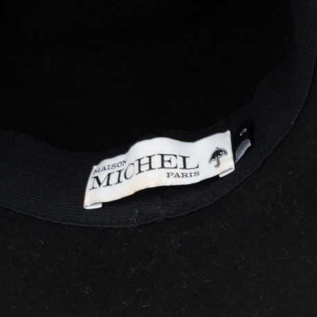 Maison Michel Nakrycie głowy czarny kapelusz