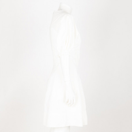 Proenza Schouler Sukienka biała z suwakiem