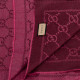 Gucci Szalik bordo monogram różowy wełniany szalik