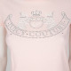 Juicy Couture Bluzka różowa z kryształkami na przodzie