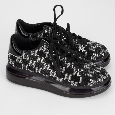 Karl Lagerfeld  Sportowe buty czarne na plaformie