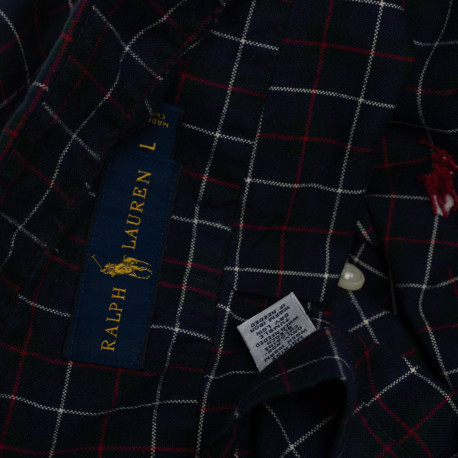 Ralph Lauren Koszula granatowa krata rozmiar L