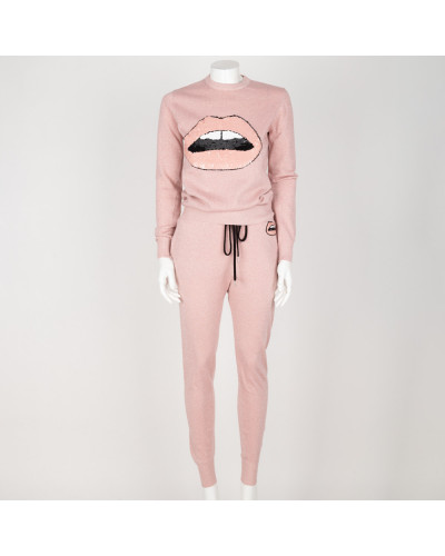 Markus Lupfer Komplet różowy spodnie i bluzka