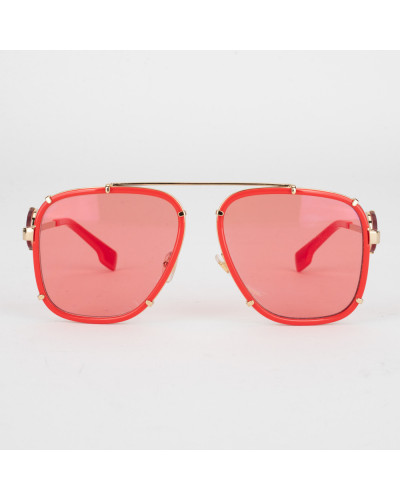Versace Okulary czerwone przeciwsłoneczne
