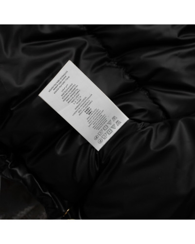 Michael Kors Kurtka czrana z logo na plecach