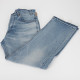 Celine Jeansy jeansy jasne niebieskie z frędzlami u dołu