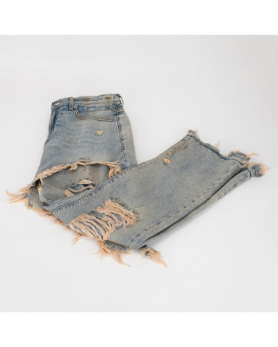 R13 Jeansy jeansy z dziurami