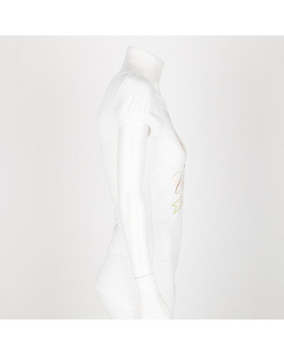 Juicy Couture Bluzka biała z logo