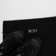 NO.21 Sportowe czarne buty z kamieniami