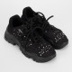 NO.21 Sportowe czarne buty z kamieniami
