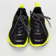 MCM Sportowe czarne buty z neonowa podeszwą