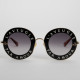 Gucci Okulary okrągłe z napisami