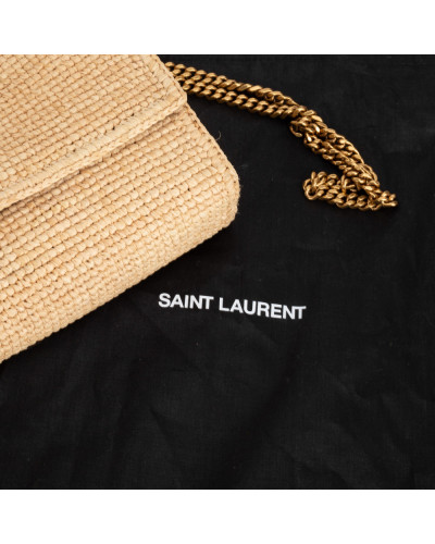 Saint Laurent  Torebka Raffia Leather bag