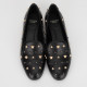 Versace Loafery czarne z zdobieniami