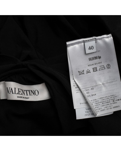 Valentino Bluzka i koszula czarna wiązana na szyi