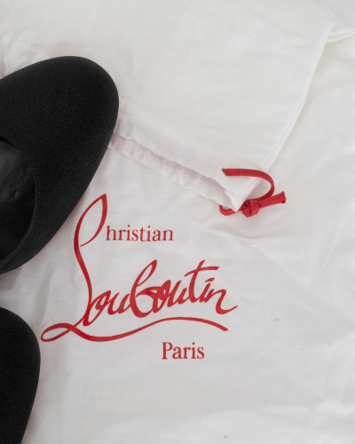 Christian Louboutin Sandałki błyszczące