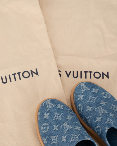 Louis Vuitton Na platformie jeansowe