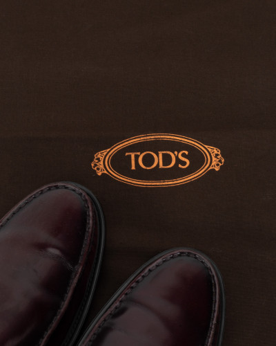 Tod's But płaskie bordowe