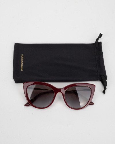 Dolce & Gabbana Okulary bordowe przeciwsłoneczne