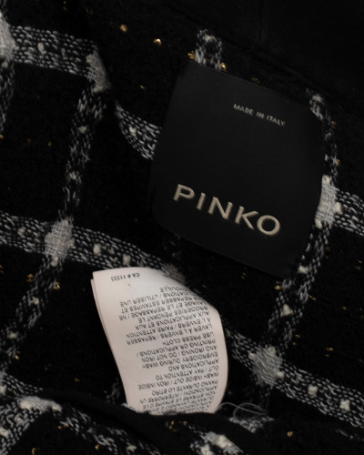 Pinko Sweter czarny z cekinami