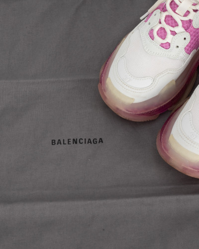 Balenciaga Sportowe fioletowe Triple S