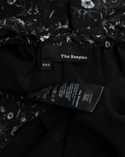 The Kooples Sukienka czarna we wzory