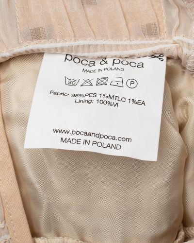 POCA & POCA Sukienka krótka beżowa n. 17