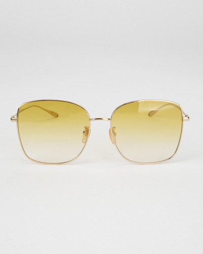 Gucci Okulary zlote oprawki + zolte szkla
